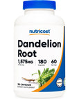 Nutricost Dandelion Root Extract Capsules 525mg (180 Capsules) - 1575mg Per Serving, Non-GMO, Gluten Free