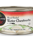 KaMe StirFry Vegetables Sliced Water Chestnuts 8 Ounce Pack of 24