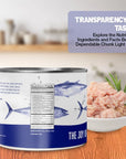 Dependable Food Chunk Light Tuna in Water  Bulk 665 oz Can Wild Caught Dolphin Safe Low Mercury  Kosher Certified