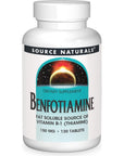 Source Naturals Benfotiamine, Fat Soluable Source of Vitamin B-1, 150 mg - 120 Tablets