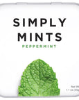 Simply Mints | Peppermint Breath Mints | Pack of Six | Breath Freshening, Vegan, Non Gmo, Nothing Artificial