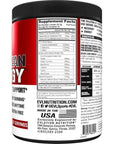 EVL BCAA Lean Energy Powder - Pre Workout Green Tea Fat Burner Support with BCAAs Amino Acids and Clean Energizers - BCAA Powder Post Workout Recovery Drink for Lean Muscle Recovery - Fruit Punch