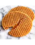 DAELMANS Stroopwafels Dutch Waffles Soft Toasted Caramel Office Snack Jumbo Size Kosher Dairy Authentic Made In Holland 18 2pack Stroopwafels Per Box 275oz each