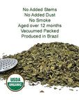 GOYERBAMATE Premium Organic Yerba Mate Pure Leaf Smoke Free Aged 22 Lbs 1 Kg