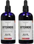 Bittermens Hellfire Habanero Shrub Cocktail Bitters 5oz 2 Pack  For Modern Cocktails A Hot Sauce Specifically Disigned for Cocktails and Other Beverages