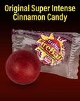 ATOMICFireballs - Sweet and Spicy Bulk Candy - Medium Size Individually Wrapped Hard Candy - Holiday Candy Bulk - Pack of 2 LB, Red Candy - Fireball Candy Bag with Intense and Fiery Cinnamon Flavors