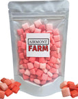 Freeze Dried Candy Starburst Mini 6oz Fruit Burst Candy  Fave REDS Strawberry Watermelon Fruit Punch Cherry Flavors Deliciously Hard and Crunchy Intense Flavor Lightweight Snack  Resealable Bag Mini FaveREDS 6oz