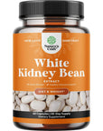 White Kidney Bean Energy Booster - White Kidney Bean Extract Pill and Natural Vegetarian Supplements - Natural Energy Pills and White Bean Extract Supplements