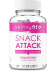 SkinnyFit Snack Attack Natural Metabolism Booster, Healthy Weight, Natural Energy and Help Curb Cravings (60 Vegan Capsules)