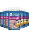 Gerber Baby Food Pouches, Toddler 12+ Months, WonderFoods, Banana Blueberry, 3.5 Ounce (Pack of 12)