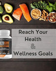 Ketolabs Ketocore Keto Vitamins | Keto Multivitamin for Women & Men | Keto Supplements & Pills for Ketosis, Low Carb & Carnivore Diets | No Keto Flu | Rich in Magnesium & Potassium | 60 Capsules