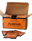 Craize Sweet Plantain Crisps | Gluten Free, Vegan, Kosher, Toasted Corn Crackers | 24 pack, 0.77oz each