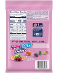 SweeTARTS Ropes Cherry Punch Candy 3 Ounce Pouch Pack of 12