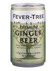 Fever Tree Ginger Beer  Premium Quality Mixer  Refreshing Beverage for Cocktails  Mocktails Naturally Sourced Ingredients No Artificial Sweeteners or Colors  150 ML Cans  Pack of 24