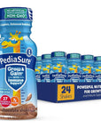 PediaSure Grow & Gain with Immune Support, Kids Protein Shake, 27 Vitamins and Minerals, 7g Protein, Helps Kids Catch Up On Growth, Non-GMO, Gluten-Free, Chocolate, 8 Fl Oz (Pack of 24)