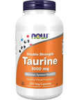 NOW Supplements, Taurine 1,000 mg, Double Strength