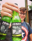 Four4 Bottles  Jones Soda Co Green Apple Soda Flavor  100 Cane Sugar Soda  Craft Soda Pop  Soda Soft Drinks  Glass Bottle Soda