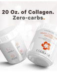 Codeage Multi Collagen Protein Powder Peptides, 2-Month Supply, Hydrolyzed, Type I, II, III, V, X Grass Fed All in One Super Bone Broth Collagen Supplement, Non-GMO, 20 Ounces