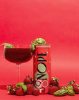 NOPE NonAlcoholic Cocktail Alternatives  Bubbling with Natural Botanical Flavors  ReadytoDrink Zero Proof Cocktails  12 Fl Oz Cans Strawberry Basil Smash 12 count