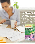 Emergen-C Energy+, With B Vitamins, Vitamin C And Natural Caffeine From Green Tea(Blueberry Acai Flavor) Dietary Supplement Drink Mix, 0.33 Ounce Powder Packets(Pack of 18)