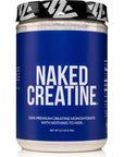 Pure Creatine Monohydrate - 200 Servings - 1,000 Grams, 2.2lb Bulk, Vegan, Non-GMO, Gluten Free, Soy Free. Aid Strength Gains, No Artificial Ingredients - NAKED CREATINE