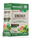 BareOrganics Energy Superfood Drink Mix Organic Energy 5 Sticks