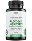 Lower Mainland Health Tongkat Ali (10% Eurycomanone) Fadogia Agrestis & Turkesterone - 750mg Per Capsule (Eq. to 16500mg Raw Herb) Men's Endocrine Health & Performance Supplement, 120 Servings