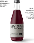 MOSS  Sea Moss Water  13000mg of Sea Moss in a Functional Beverage with Reverse Osmosis Water Trace Minerals and Electrolytes  Pomegranate 4pk