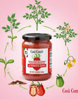 Cosi Come Datterino Red Tomatoes Unpeeled in Tomato Juice Datterini Tomatoes in Juice 12354 oz 350 g lowacid No additives no preservatives 100 Natural NonGMO Product of Italy