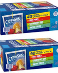 Gourmet Kitchn Capri Sun  Fruit Punch Strawberry Kiwi  Pacific Cooler Variety Pack 2 Boxes of 40 Pouches 80 Total Naturally Flavored Juice Drink Blend and Ready Set Donate a Meal Program