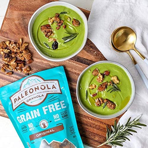 Paleonola Grain Free Granola  Gluten Free NonGMO Dairy Free No Refined Sugars 10 Oz Bags Original 3 Pack