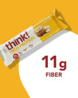 think Protein Bars High Protein Snacks Gluten Free Kosher Friendly Banana Oat Muffin 10 Count