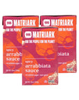 Matriark  Pasta Sauce  Spicy Arrabbiata Marinara Sauce  All Natural  NonGMO Keto Friendly Vegan Gluten Free  NO Added Sugar  Fire Roasted Garlic  Crushed Red Pepper  18oz  Pack of 3