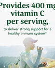 MegaFood Ultra C-400 mg - Immune Support Supplement and Support for Cellular Health with 400mg Vitamin C Plus Real Food - Vegan, Kosher, and Non-GMO - Made Without 9 Food Allergens - 90 Tabs