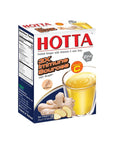 HOTTA Instant Ginger Drink With Zinc  Vitamin C Hot or Cold No Sugar Caffeine Free Tea Soothes Throat Easy Brewing Low Calories Real Asian Ginger 10 Sachets