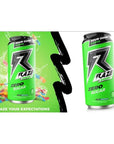 Raze Energy Drinks by Repp Sports Rapid Hydration Zero Sugar 16 Ounce cans Sour Gummy Worms 12 Cans