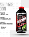 Nutrex Research Liquid Carnitine 3000 | Premium Liquid Carnitine, Stimulant Free, Fat Loss Support | Green Apple, 16 Fl Oz (Pack of 1)