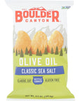 Boulder Canyon Olive Oil Kettle Chips Classic Sea Salt 65 oz