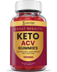 Justified Laboratories Great Results Keto ACV Gummies 1000MG with Pomegranate Juice Beet Root B12 60 Gummys