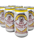 Buffalo Rock Diet Ginger Ale 6 pack 12oz cans