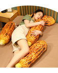 Maxpetus Toasted Corn Pillow Green Corn 3D Simulation Independent Sofa Decoration Cushion 24in Roast Corn