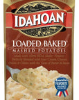 Idahoan Mashed Potatoes Applewood Smoked Bacon Buttery Homestyle Loaded Baked and Roasted Garlic 4 ounce Pack of 4  with Make Your Day Mini Bamboo Spatula