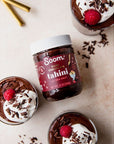 Soom Foods Dark Chocolate Sea Salt Tahini Spread 12oz Pack of 2  Silky Smooth Texture for Baking Desserts Hummus  Vegan NutFree GlutenFree