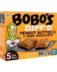 Bobo's Dipp’d Bars (30 ct Case) (Peanut Butter + Dark Chocolate)