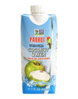 Parrot 100 Pure coconut water 1110 fl oz 100 Juice Refreshing Coconut Taste Natural Essential Plant Based NonGMO Electrolytes Antioxidant Low Calorie HydratingPack of 12