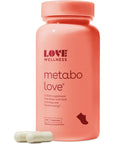 Love Wellness Metabolove Metabolism Booster | Curbs Food Cravings for Weight Management & Helps Boost Energy | Stimulant Free, Vegan & Gluten-Free Daily Supplement Pills | 60 Capsules