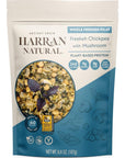 Harran Natural Whole Grain Freekeh Pilaf 187 g Plant Based Protein Meal in Microwavable Heat  Eat Pouch  Low GI Index Farik  Vegan Superfood with Chickpea Mushroom Olive Oil