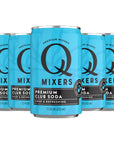 Q Mixers Club Soda Premium Cocktail Mixer Made with Real Ingredients 75oz Cans  5 PACK