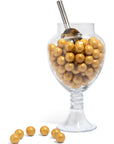 Candy Envy  Shimmer Gold 1 Inch Gumballs  2lb Bag  Approximately 113 Gumballs Per Bag  North American Made  Kosher Certified