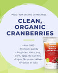 powbab Dried Cranberries Unsweetened  100 USA Grown Organic Dried Cranberries No Sugar Added No Oil No Apple Juice Concentrate Infused No Sulfites Dried Fruit Not Sweetened or Reduced 29 Oz